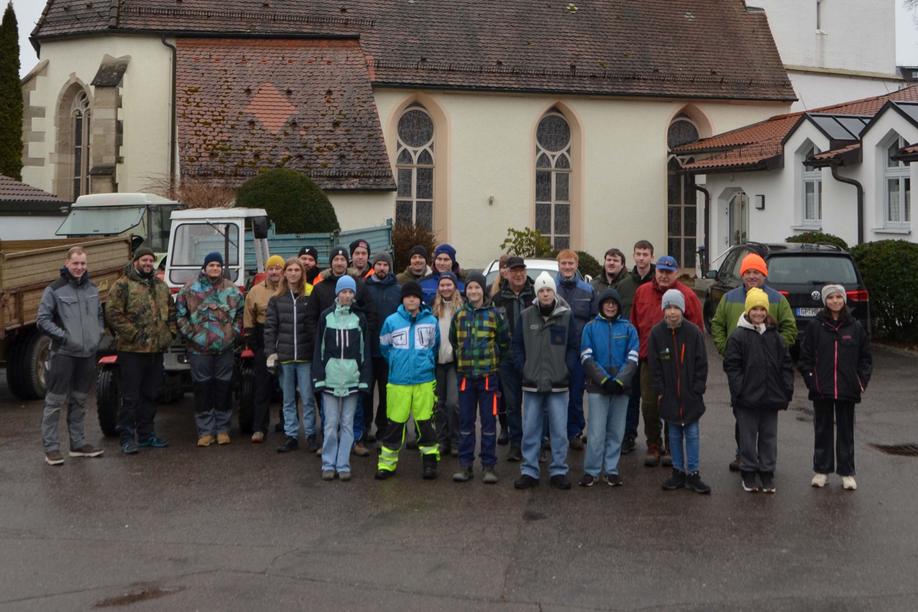 2026 01 10 Christbaumaktion Gruppenbild